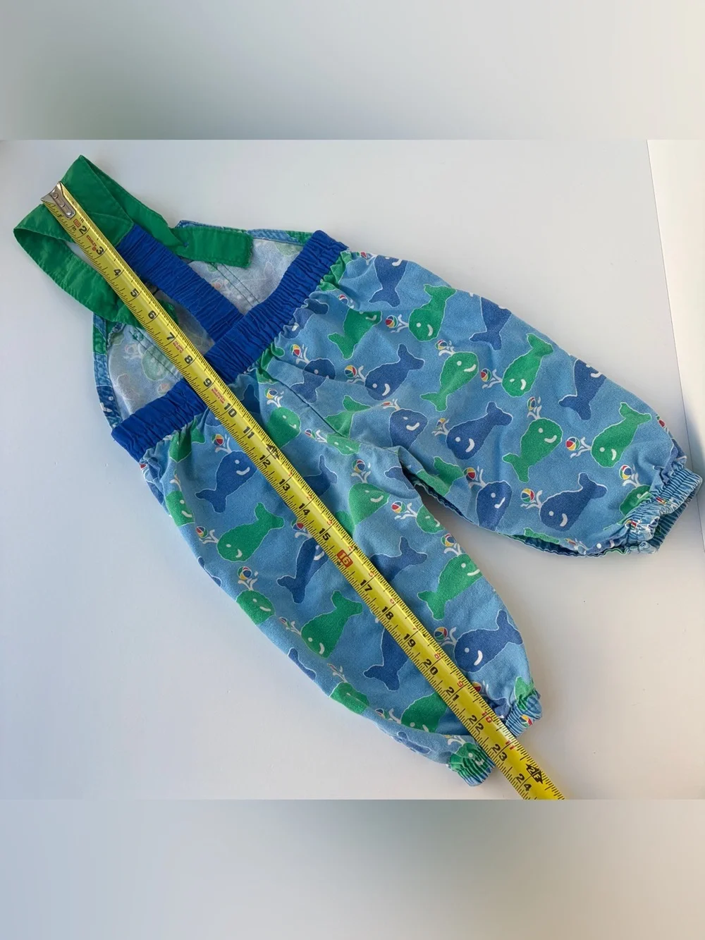 VTG OshKosh B’Gosh AOP Whales Beach Balls Fish Ocean Baby Toddler Size 18 Months